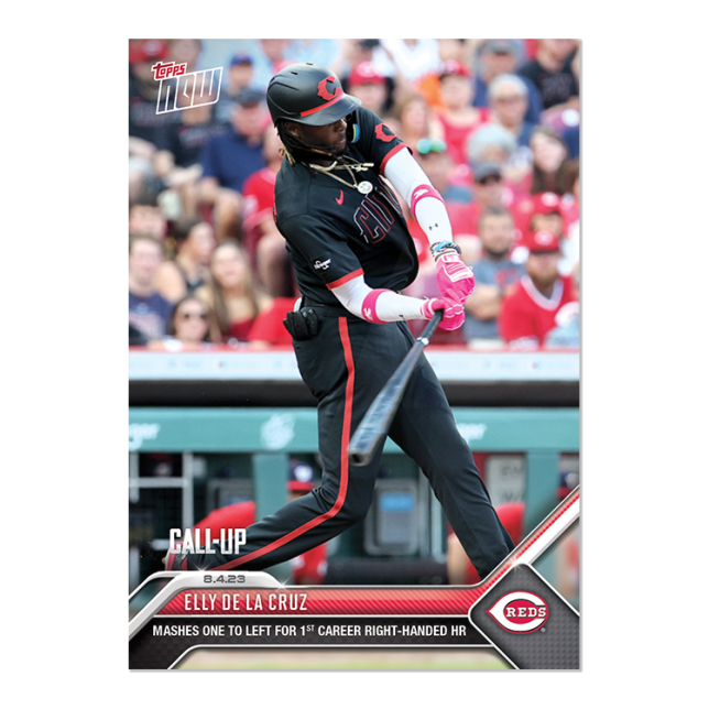 Elly De La Cruz - 2023 MLB TOPPS NOW Card #651 - walk-of-famesports
