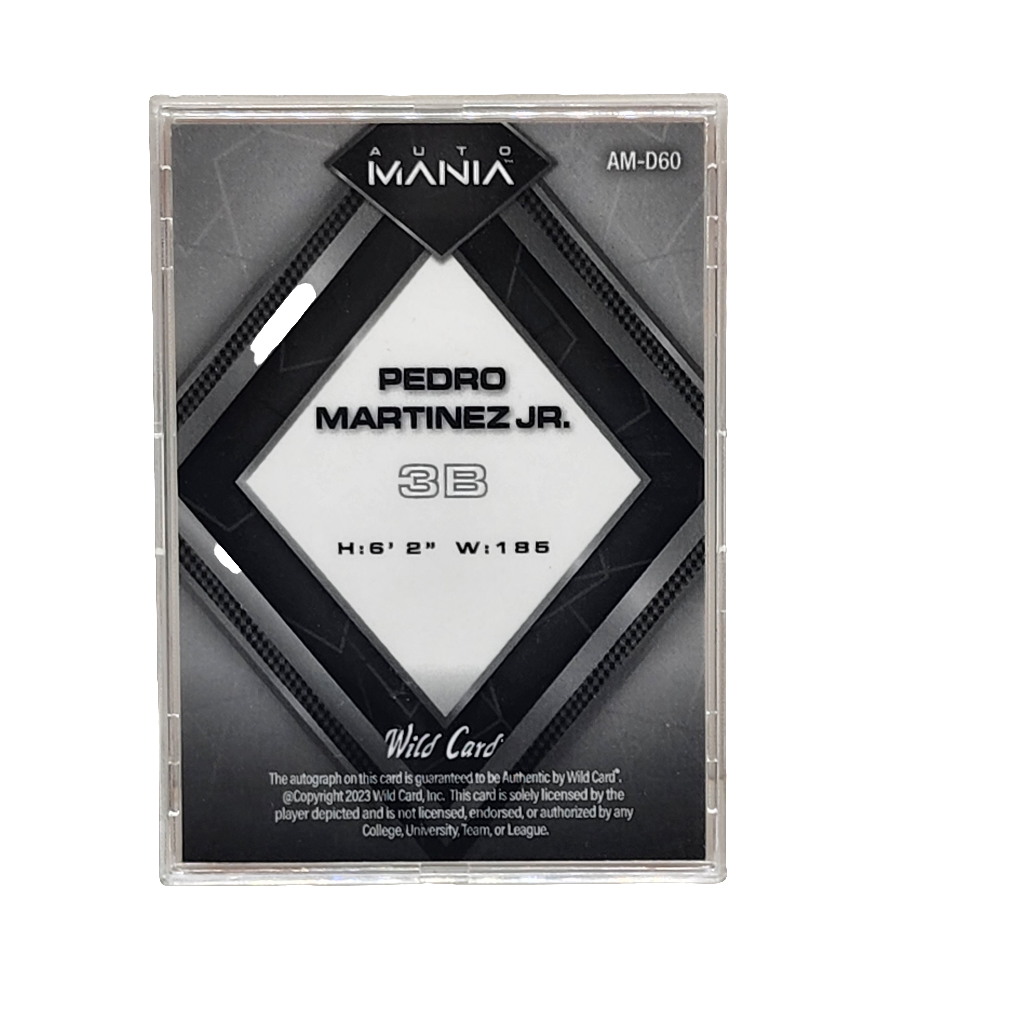 2023 Wild Card Auto Mania 38/50 Pedro Martinez Jr. #AM-D60 Detroit Tigers