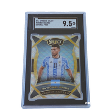 تحميل الصورة إلى عارض المعرض، 2016-17 Panini Select National Pride Sergio Aguero #3 SGC 9.5