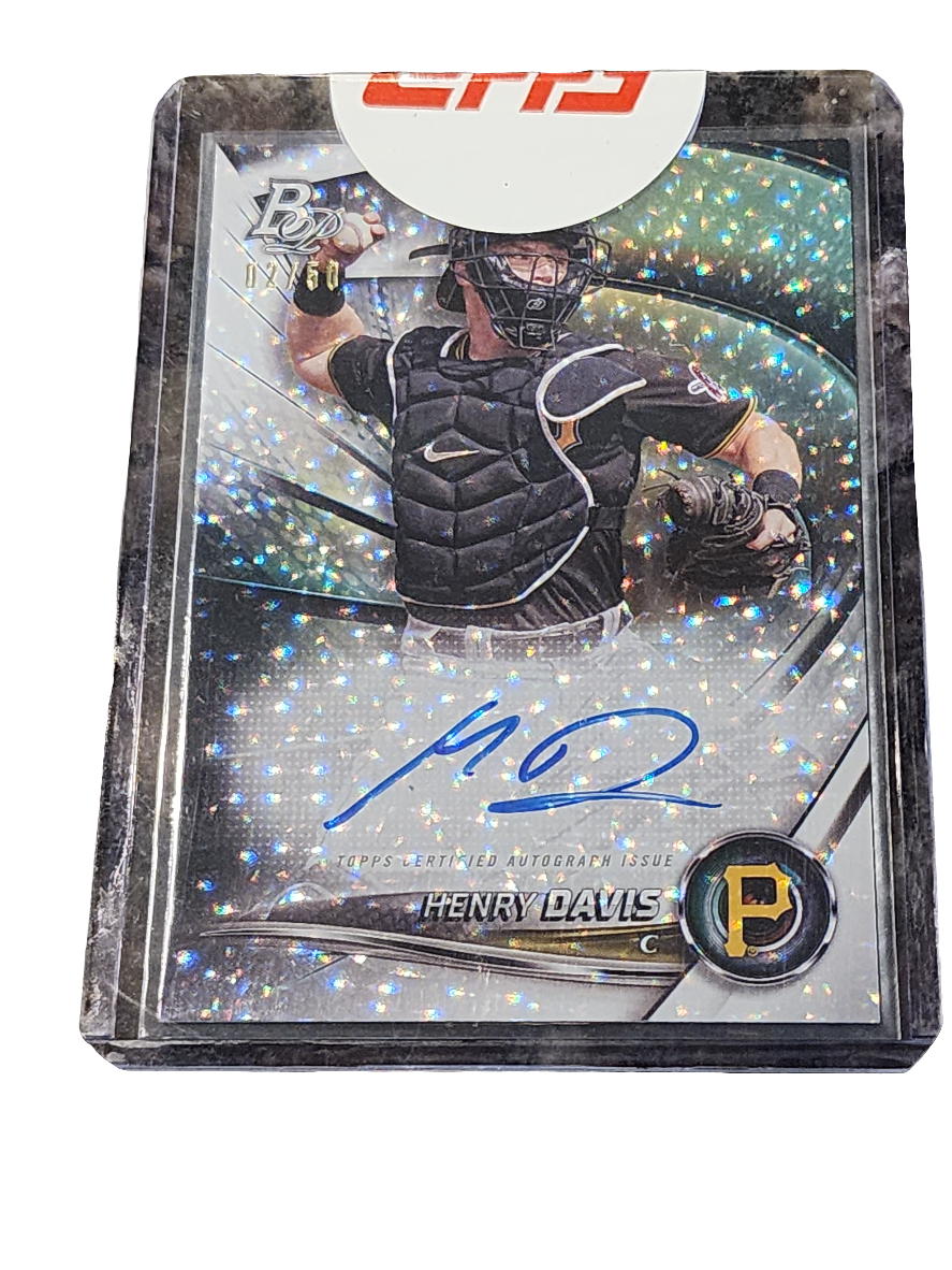 2022 Bowman Platinum Autograph Henry Davis #TOP-16 #/50