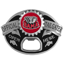 将图片加载到图库查看器,NCAA Team Tailgater Belt Buckle Bottle Opener - Assorted Teams Choose Your