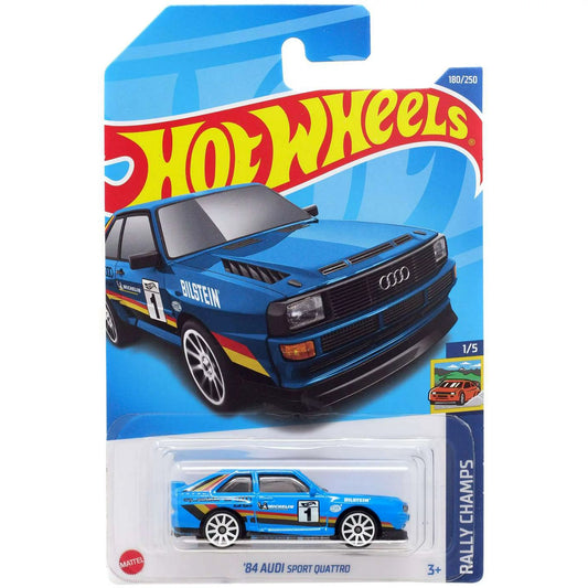 Hot Wheels '84 Audi Sport quattro Rally Champs 1/5 180/250