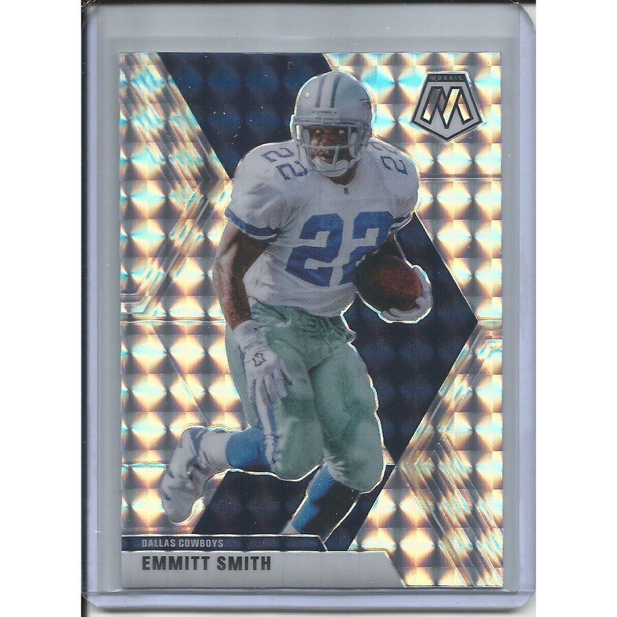 2020 Panini Mosaic Silver Mosaic Prizm #64 Emmitt Smith Dallas Cowboys