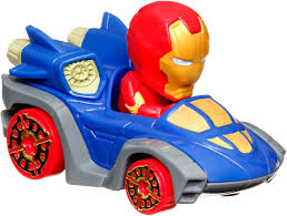 Hot Wheels RacerVerse Die-Cast Vehicle with Iron Man