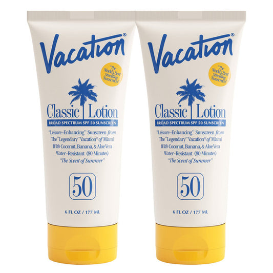Vacation Classic Sunscreen Lotion SPF 50, 6 fl oz Duo - photo 2