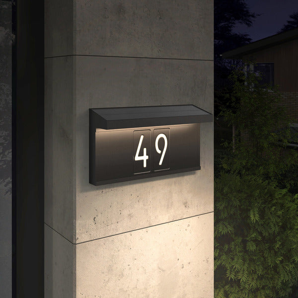 Artika Bowen Solar LED Address Wall Light - image 3