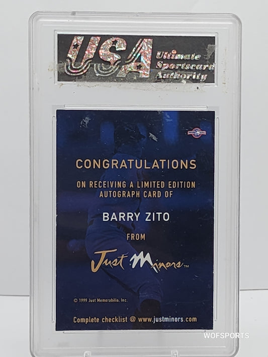 2000 Just Imagine 2k Barry Zito Auto Rookie #NNO 8.5 NM-MT