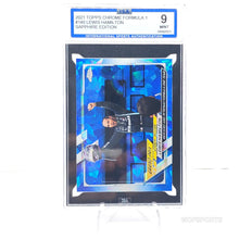 将图片加载到图库查看器,2021 Topps Chrome F1 #140 Lewis Hamilton Sapphire Edition ISA 9