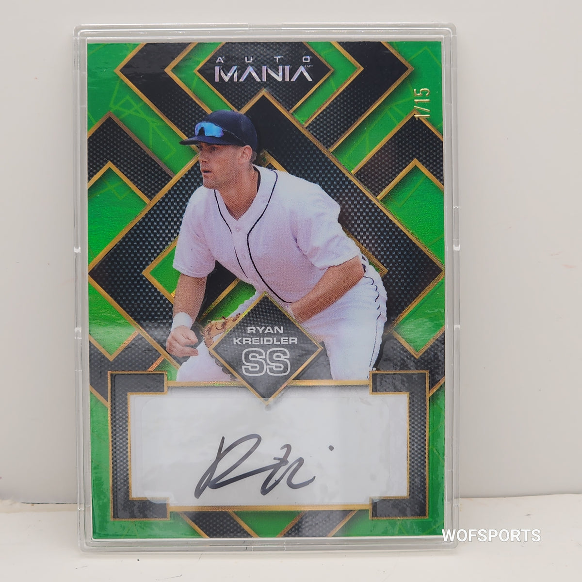 2023 Wild Card Auto Mania 1/15 Ryan Kreidler #AM-SQ66 Detroit Tigers