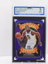 将图片加载到图库查看器,2021 Panini Donruss Optic Winner Stays Purple Kevin Durant #17 ISA 9 MT