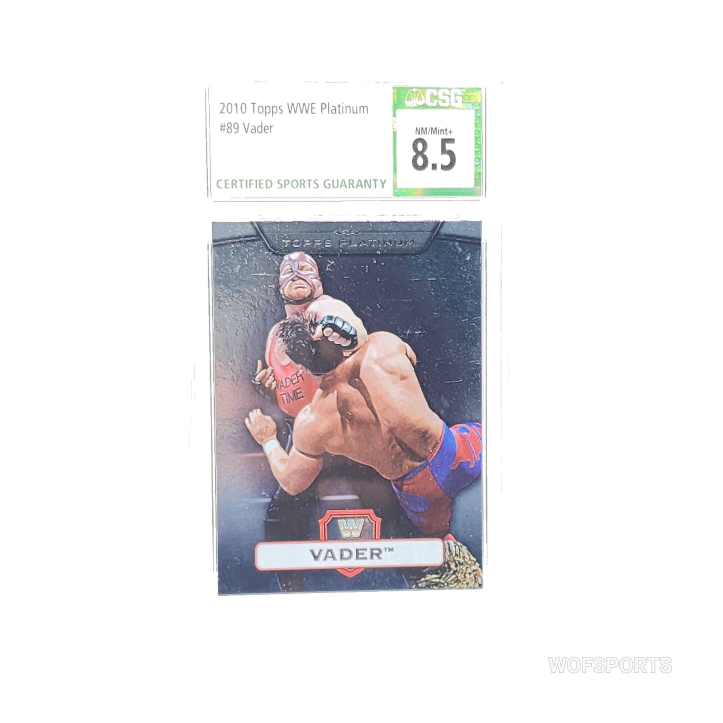 2010 Topps WWE Platinum #89 Vader CSG 8.5