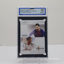 将图片加载到图库查看器,2022 Leaf Legends #LM-CR Messi / C. Ronaldo Exclusive Edition ISA 10 Gem Mint