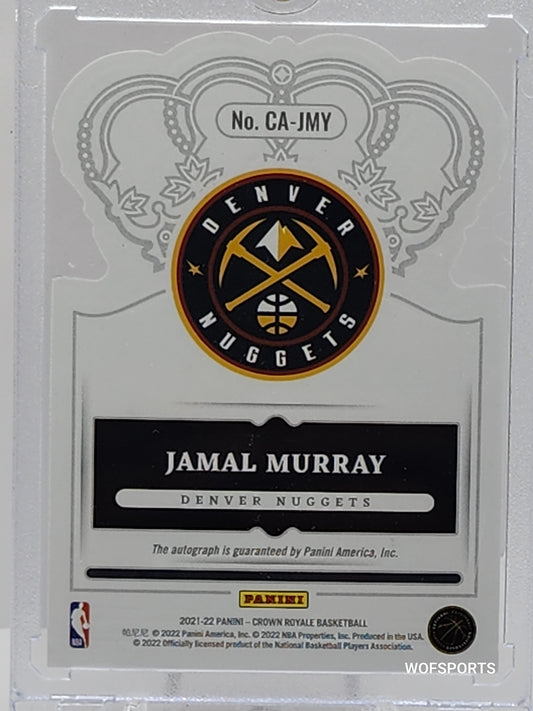 2021-22 Panini Crown Royale - Crown Autographs Bronze id#/99 #CA-JMY Jamal Murray