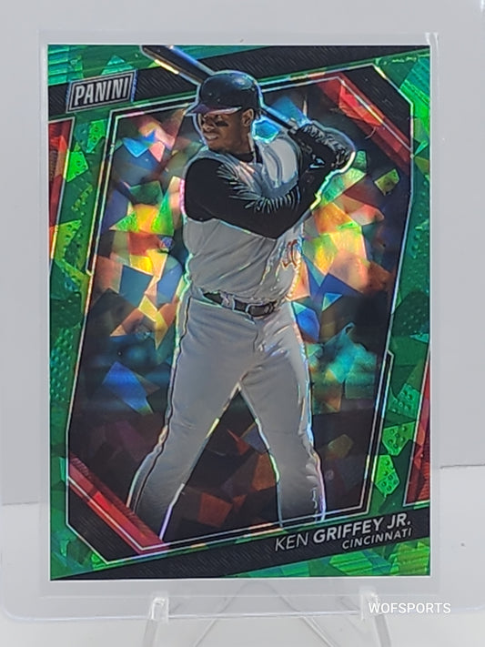 2023 Panini VIP NATIONAL CONVENTION Green Cracked Ice 33/99 Ken Griffey Jr. #44 Cincinnati Reds