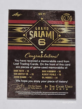 将图片加载到图库查看器,2022 Leaf In The Game Used Sports Grand Salami B Ruth / D Kingman / K Griffey Jr. / A Pujols / J Giambi / G Hodges #GS-11 #/25