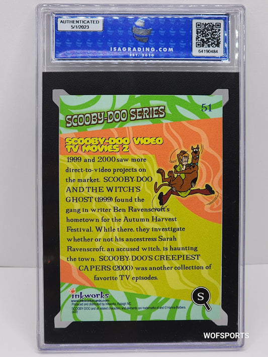 2003 Inkworks Scooby-Doo Mysteries & Monsters #51 - Scooby-Doo Video TV Movies 2 ISA Gem Mint 10