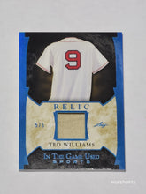 将图片加载到图库查看器,2022 Leaf In The Game Used Sports Relic Ted Williams #GUM-44 #/5