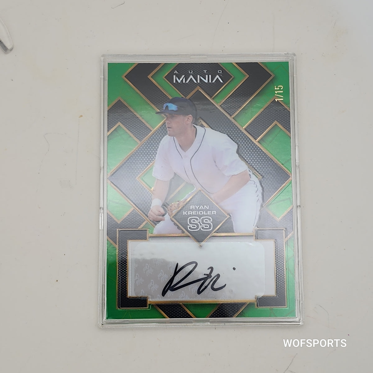 2023 Wild Card Auto Mania 1/15 Ryan Kreidler #AM-SQ66 Detroit Tigers