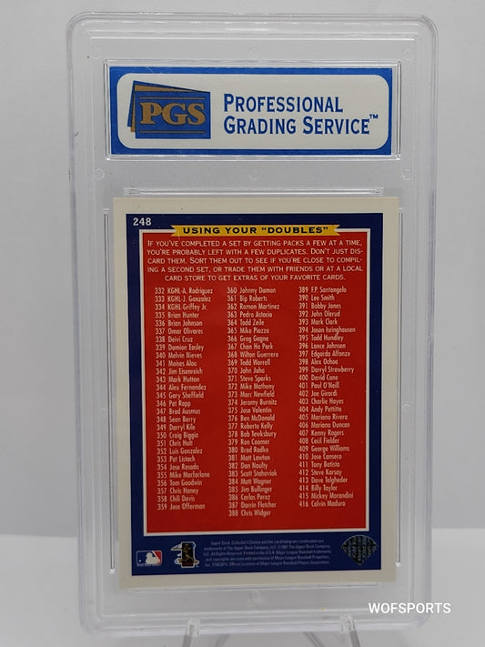 1997 Collector's Choice Ken Griffey Jr. Collecting 101 #248 Seattle Mariners PGS 9 Mint