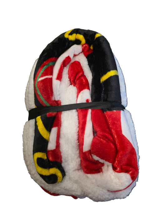 NHL Chicago Blackhawks 60" x 70" Silk Touch Sherpa Throw Blanket