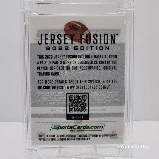 2022 Jersey Fusion Jalen Hurts Game Used Material Philadelphia Eagles