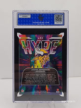 将图片加载到图库查看器,2021 Panini Prizm Hype #H5 JUSTIN JEFFERSON Minnesota Vikings ISA 9 Mint