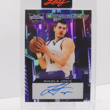 将图片加载到图库查看器,2023 Leaft Vibrance Autographed 5/5 Nikola Jokic #CC-NJ1 Denver Nuggets