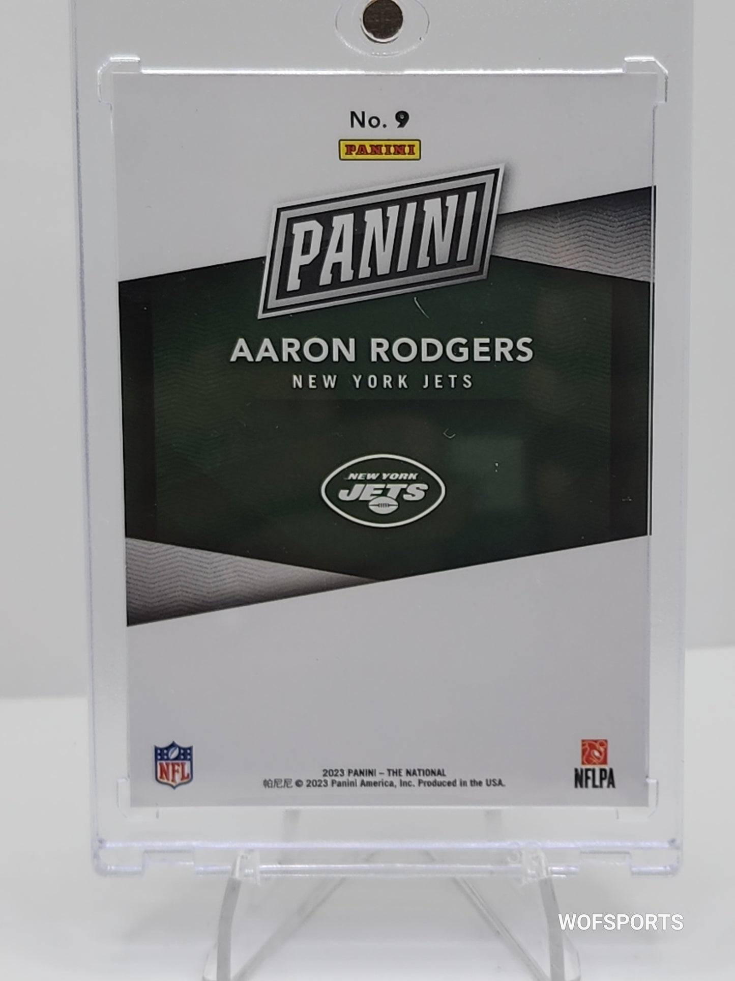 2023 Panini National Case Breaker #9 Aaron Rodgers 192/199 New York Jets