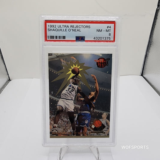 1992 ULTRA Rejectors SHAQUILLE O'NEAL #4 PSA 8 NM-MT