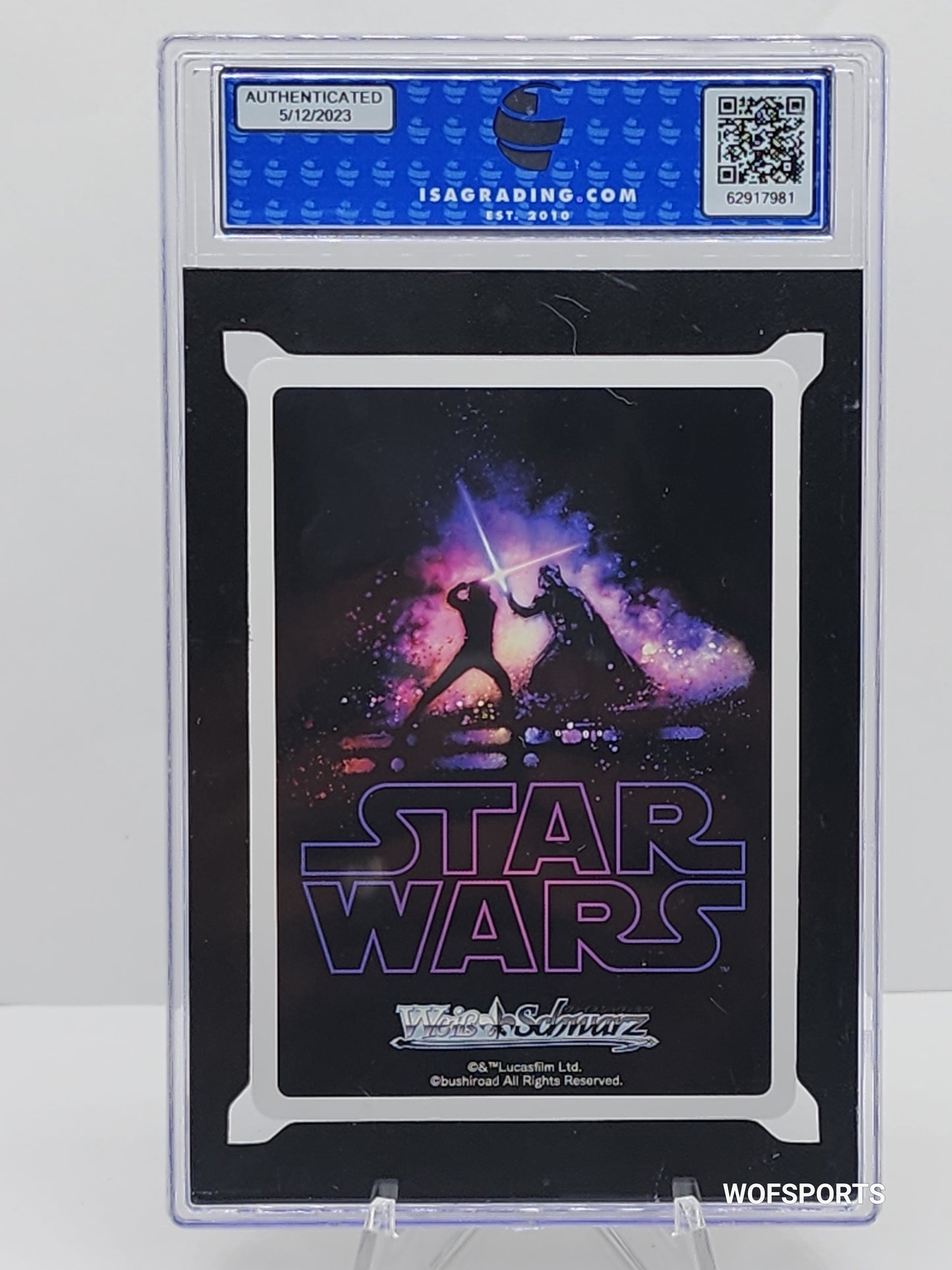 2022 Weiss Schwarz Star Wars Comeback #38 Message & Pres. Jabba ISA 10 Card