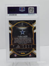 تحميل الصورة إلى عارض المعرض، 2020 Panini Select CeeDee Lamb RC Silver Prizm HOLO #57 Dallas Cowboys PSA 10 GEM Mint