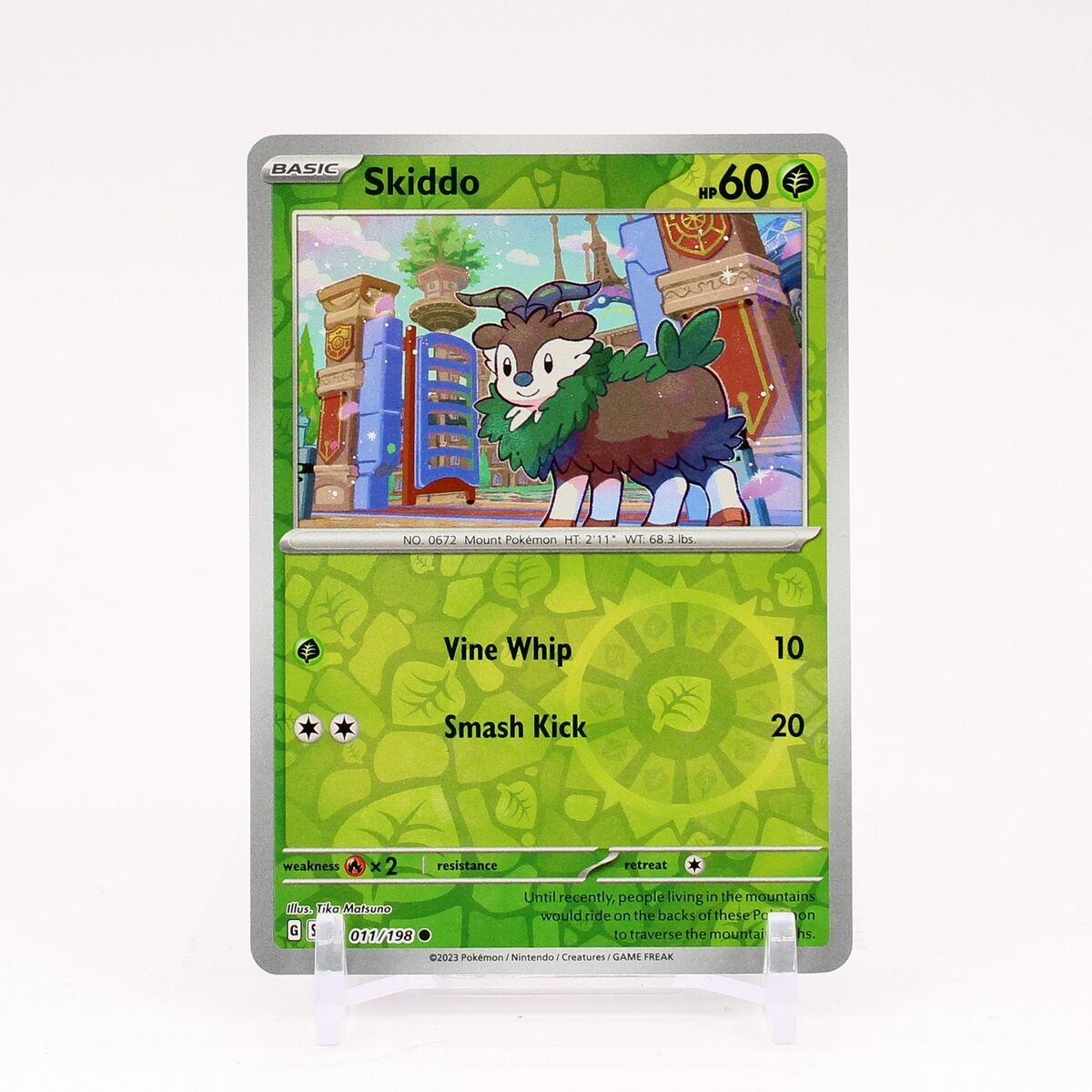 Scarlet and Violet Scarlet & Violet Reverse Holo 011 Skiddo