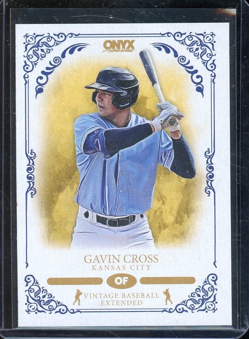 2022 Onyx Vintage Extended #OVGC - Gavin Cross - Kansas City Royals