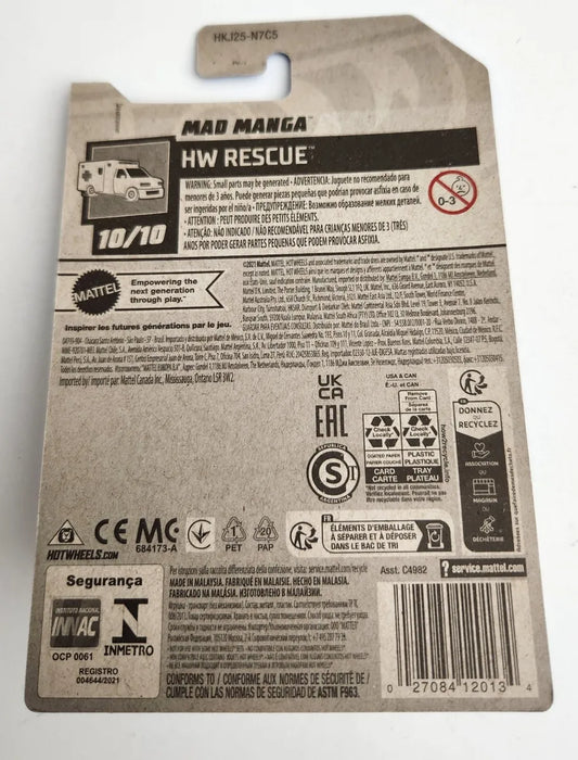 2023 Hot Wheels Mad Manga HW Rescue 10/10, 248/250