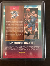 将图片加载到图库查看器,2019-22 Hoops Premium Stock Hamidou Diallo Zero Gravity Red #1 Oklahoma City Thunder