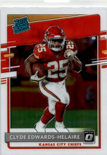 将图片加载到图库查看器,2020 Select Donruss Optic Holo Refractor #171 Clyde Edwards-Helaire