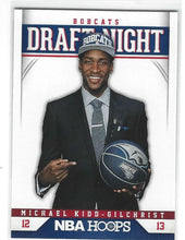 تحميل الصورة إلى عارض المعرض، ليلة درافت فريق Panini NBA Hoop BobCats لعام 2012، مايكل كيد-جيلكريست #2