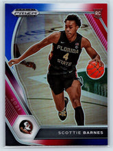 将图片加载到图库查看器,2021 Panini Prizm Draft Pick Red White & Blue #6 Scottie Barnes Florida State Seminoles