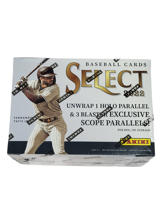 2022 Panini Select Baseball Trading Cards Factory Sealed Blaster Box
