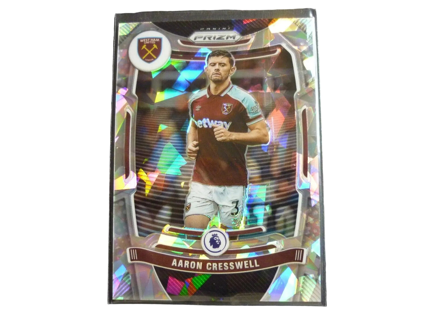 2021-22 Panini Prizm PREMIER LEAGUE Aaron Cresswell #229 Cracked Ice #/23 SP