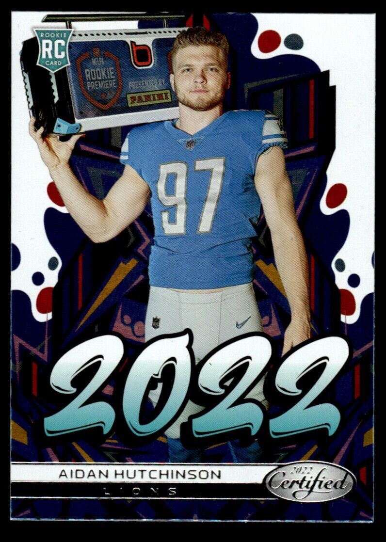 2022 Panini Certified 2022 Aidan Hutchinson RC Detroit Lions #2022-19