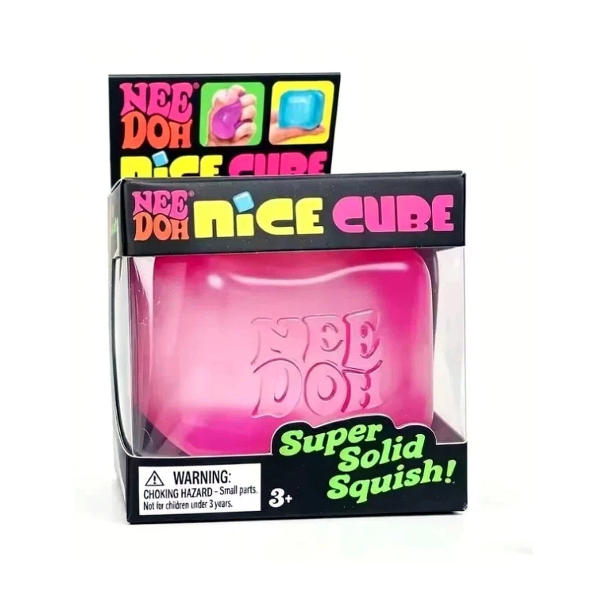 NeeDoh Nice Cube Super Solid Squish Stress Ball Assorted Color