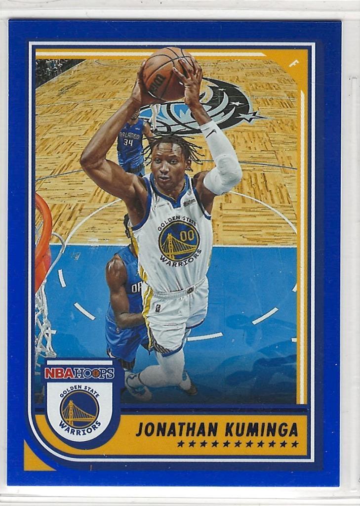 2022-23 Panini Hoops Blue parallel Jonathan Kuminga #229