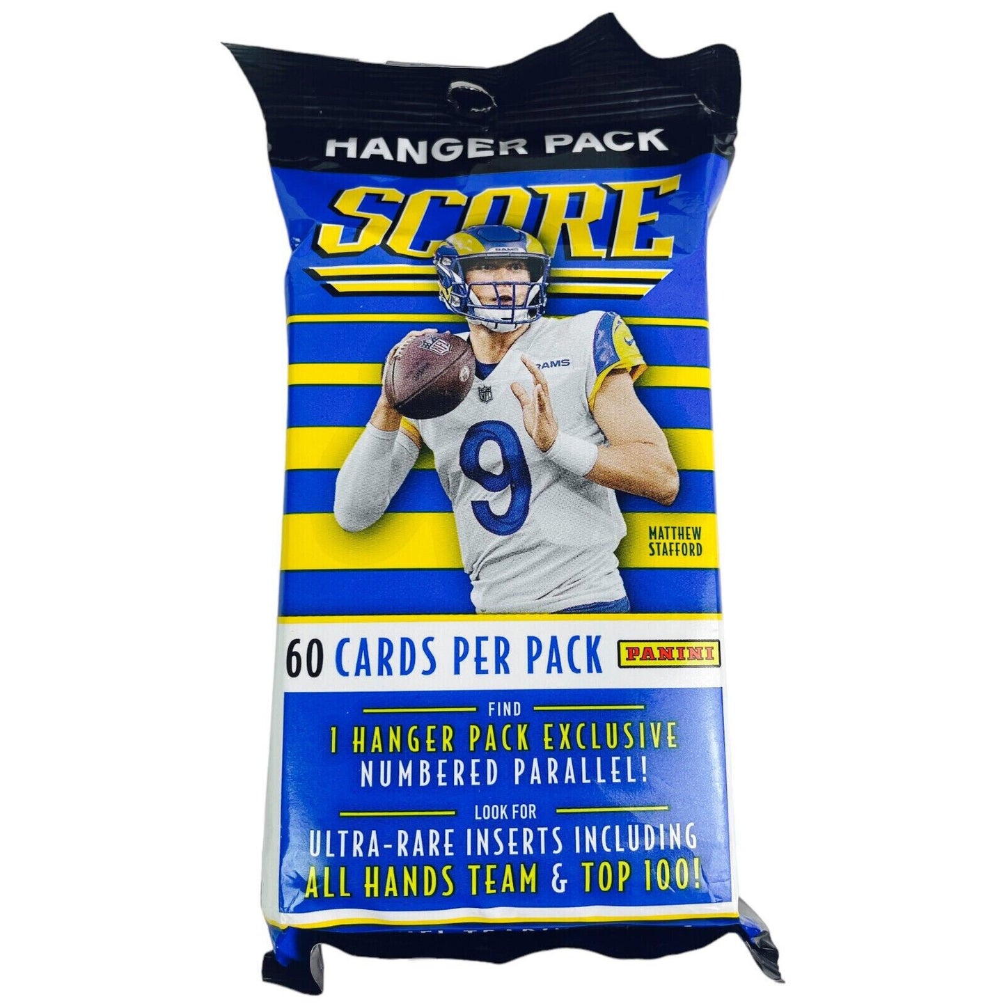2022 Panini SCORE Hanger Pack NFL Trading Cards 60 Cards Exclusive numbered; rookie;