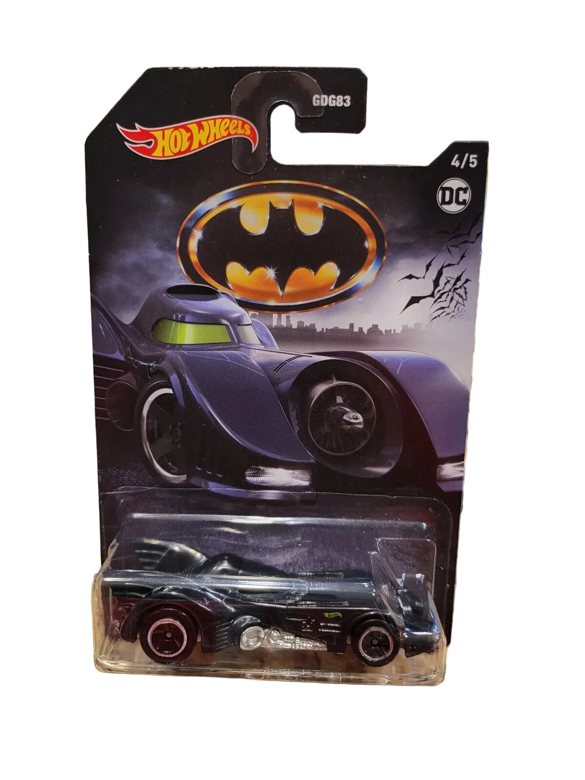 2021 Hot Wheels Batmobile Batman 1989 Batmobile 4/5 New GDG83