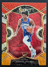 将图片加载到图库查看器,2021 Panini Select Red Shimmer Daniel Oturu RC #93 Los Angeles Clippers