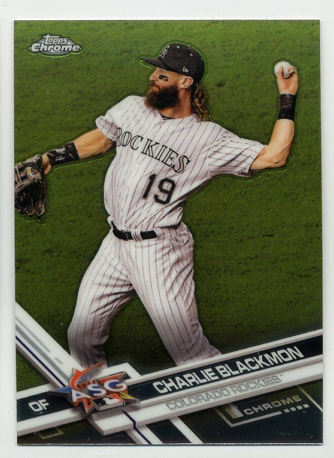 2017 Topps Chrome Charlie Blackmon #HMT69 Colorado Rockies