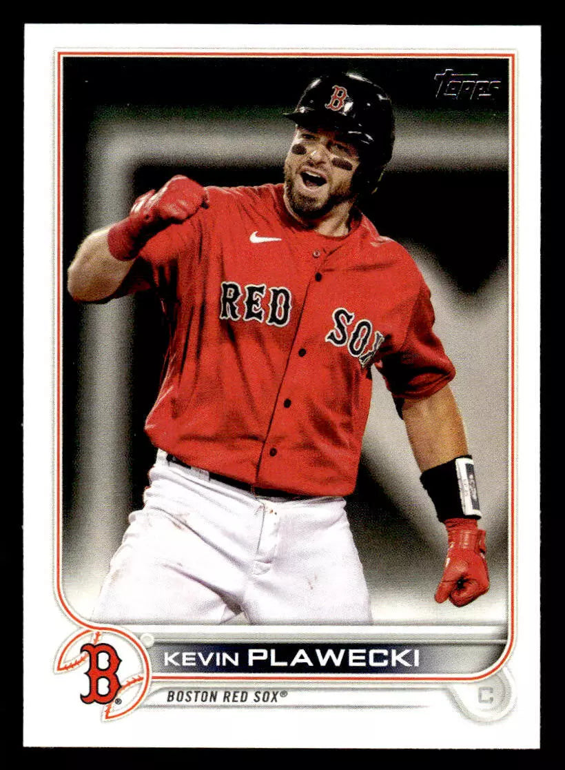 2022 Topps #393 Kevin Plawecki Card Boston Red Sox