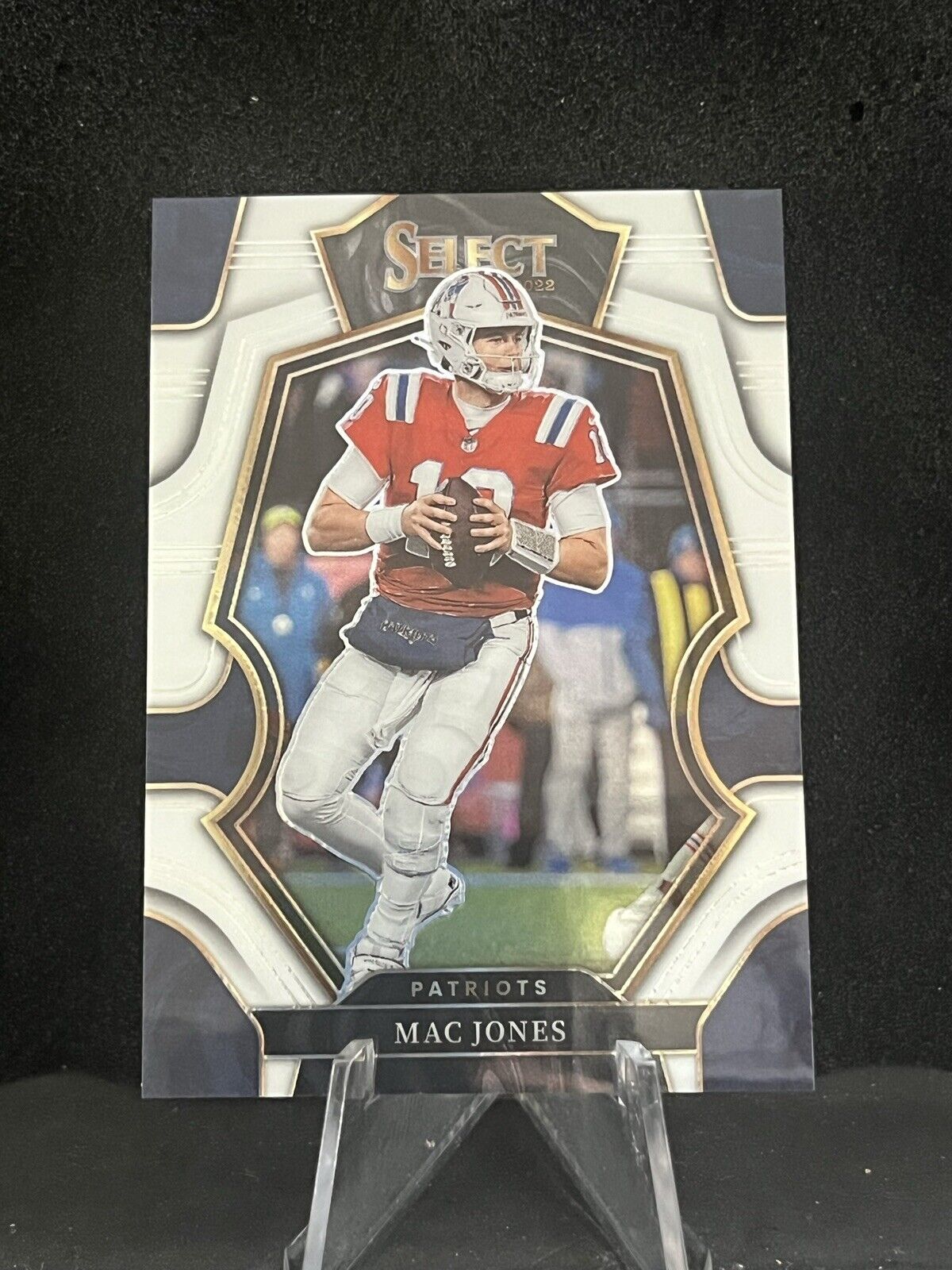2022 Panini Select Premier Level #167 Mac Jones New England Patriots