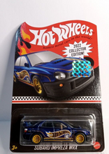Load image into Gallery viewer, Hot Wheels 2022 Collectors Edition Subaru Impreza WRX